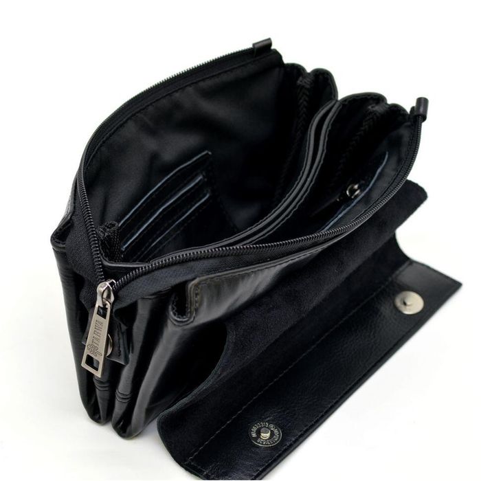 Мужской черный кожаный клатч Tarwa ga-2801-3md купить недорого в Ты Купи
