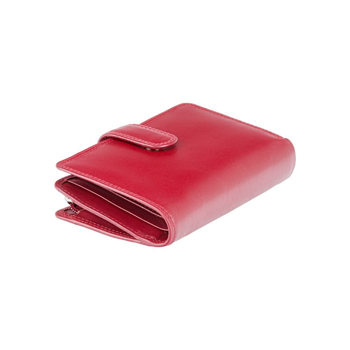 Женский кошелек Visconti VENICE MZ-11 красный из натуральной кожи купить недорого в Ты Купи