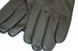 Зимние черные женские перчатки из натуральной кожи M