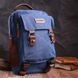 Чоловічий рюкзак з тканини Vintage 22169, Синій