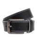 Чоловічий шкіряний ремінь Borsa Leather 125v1fx102-black