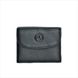Чоловічий шкіряний міні гаманець Weatro 9 х 7,5 х 2 см Чорний wtro-nw-168-40-01