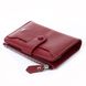 Шкіряний жіночий гаманець Classik DR. BOND WN-23-17 wine-red