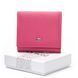 Шкіряний жіночий гаманець Bright DR. BOND WS-219 plum-red