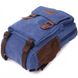 Чоловічий рюкзак з тканини Vintage 22169, Синій