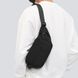 Мужская текстильная сумка на пояс черная Confident AT09-23225A