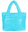 Дута жіноча сумочка Poolparty fluffy-neon-blue