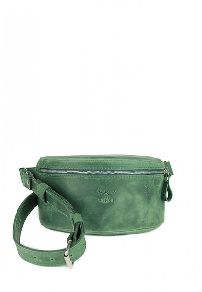 Жіноча шкіряна сумка зелена Vintage TW-Beltagg-Green-CRZ купити недорого в Ти Купи