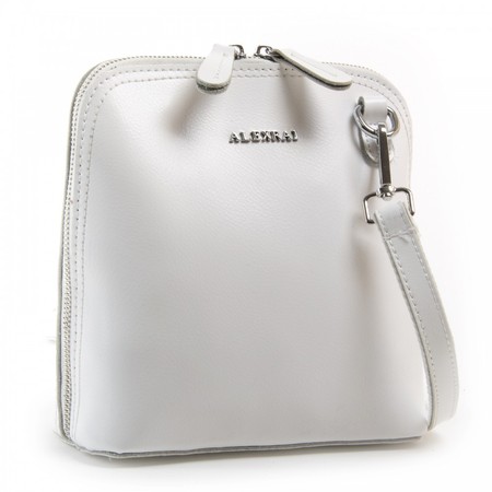 Женская кожаная сумка классическая ALEX RAI 32-8803 white купить недорого в Ты Купи