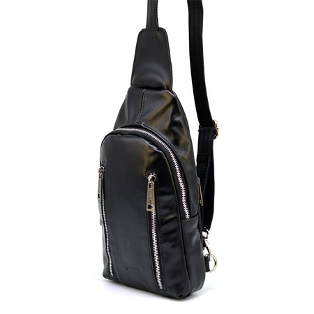 Мужской кожаный рюкзак на одну шлейку GA-6101-3md TARWA купить недорого в Ты Купи