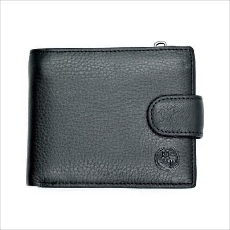 Мужской кожаный кошелек Weatro 11,5 х 9,5 х 3 см Черный wtro-nw-208-0613-07 купити недорого в Ти Купи