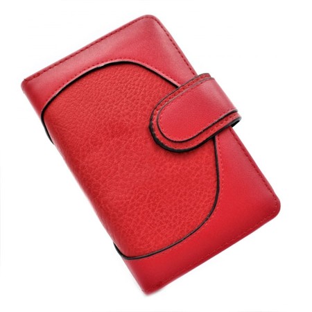 Жіночий місткий гаманець зі шкірозамінника Wenty B0253-M-red купити недорого в Ти Купи