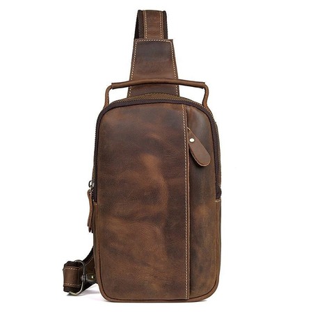 Чоловіча шкіряна шкільна сумка Джон МакДі JD4009b купити недорого в Ти Купи