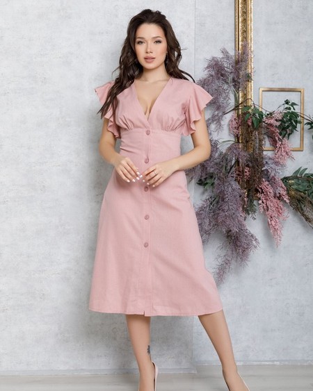 Сукня ISSA PLUS 12591 S рожевий купити недорого в Ти Купи