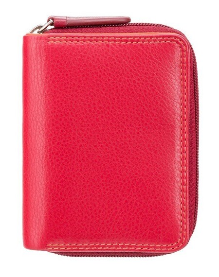 Женский кожаный кошелек Visconti RB53 Hawaii c RFID (Red Multi) купить недорого в Ты Купи