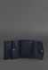 Жіночий шкіряний гаманець BlankNote 2.1 темно-синій Краст BN-W-2-1-NAVY-BLUE