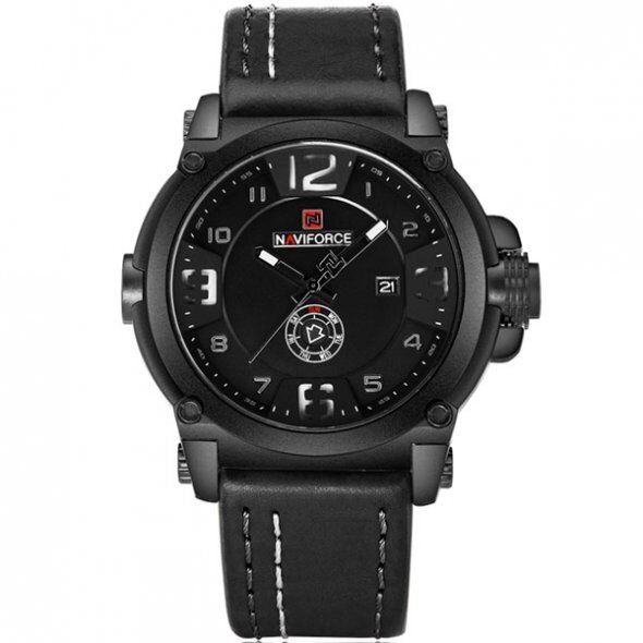 Мужские часы NAVIFORCE PLAZA BLACK NF9099 (1225) купить недорого в Ты Купи
