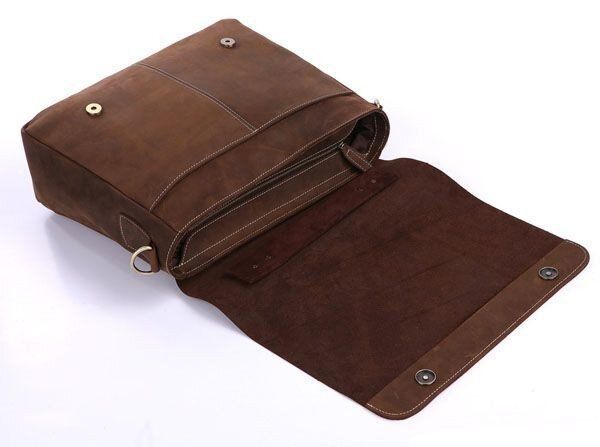 Мужской кожаный портфель Vintage 14092 Коричневый купить недорого в Ты Купи