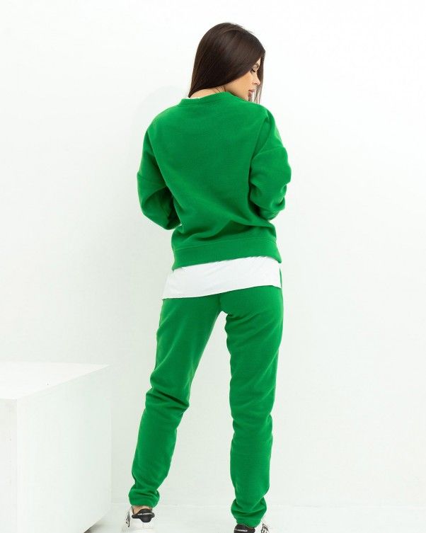 Спортивний костюм ISSA PLUS 13629 S зелений купити недорого в Ти Купи