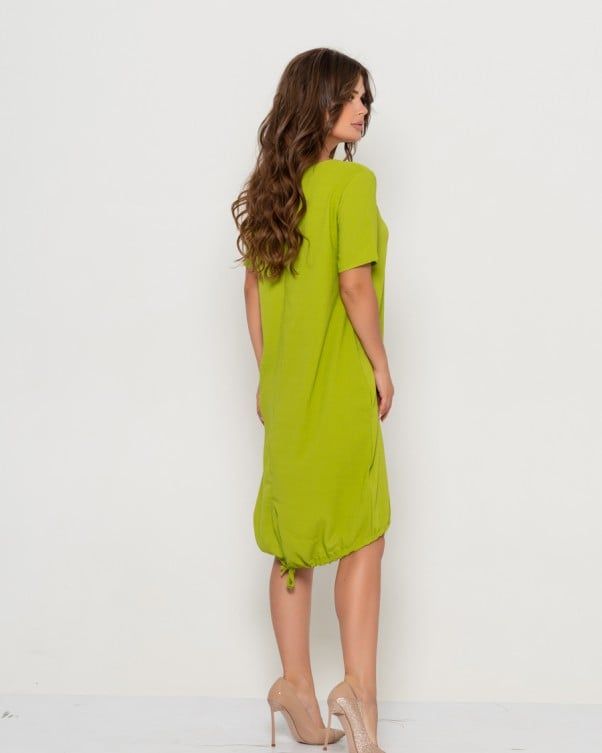 Сукня ISSA PLUS 10497 S оливковий купити недорого в Ти Купи