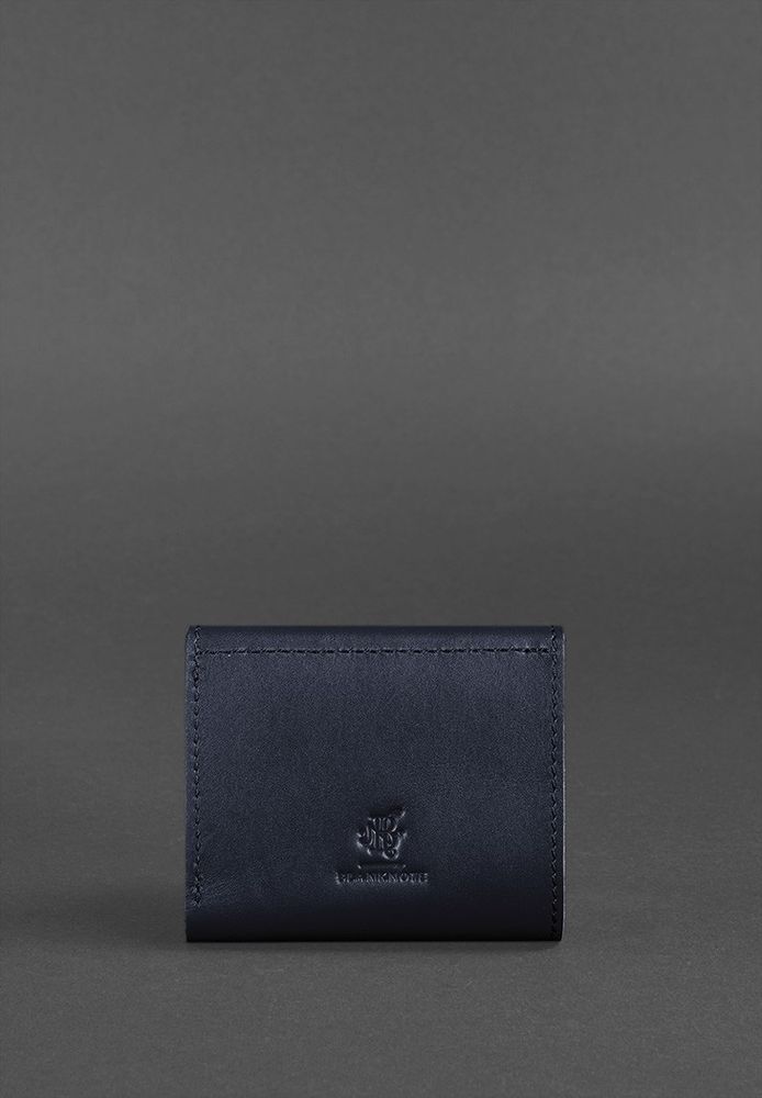 Жіночий шкіряний гаманець BlankNote 2.1 темно-синій Краст BN-W-2-1-NAVY-BLUE купити недорого в Ти Купи