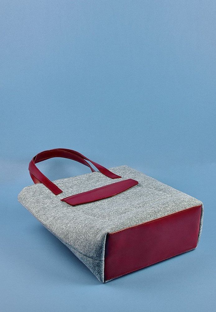 Жіноча сумка BlankNote «Фіорд» bn-bag-17-felt-vin купити недорого в Ти Купи
