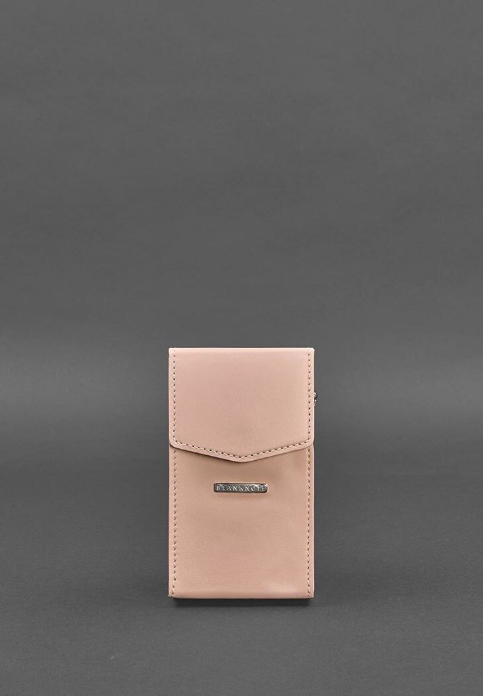 Жіноча шкіряна поясна сумка / кроссбоді вертикальна BlankNote Mini рожева - BN-BAG-38-1-PINK купити недорого в Ти Купи