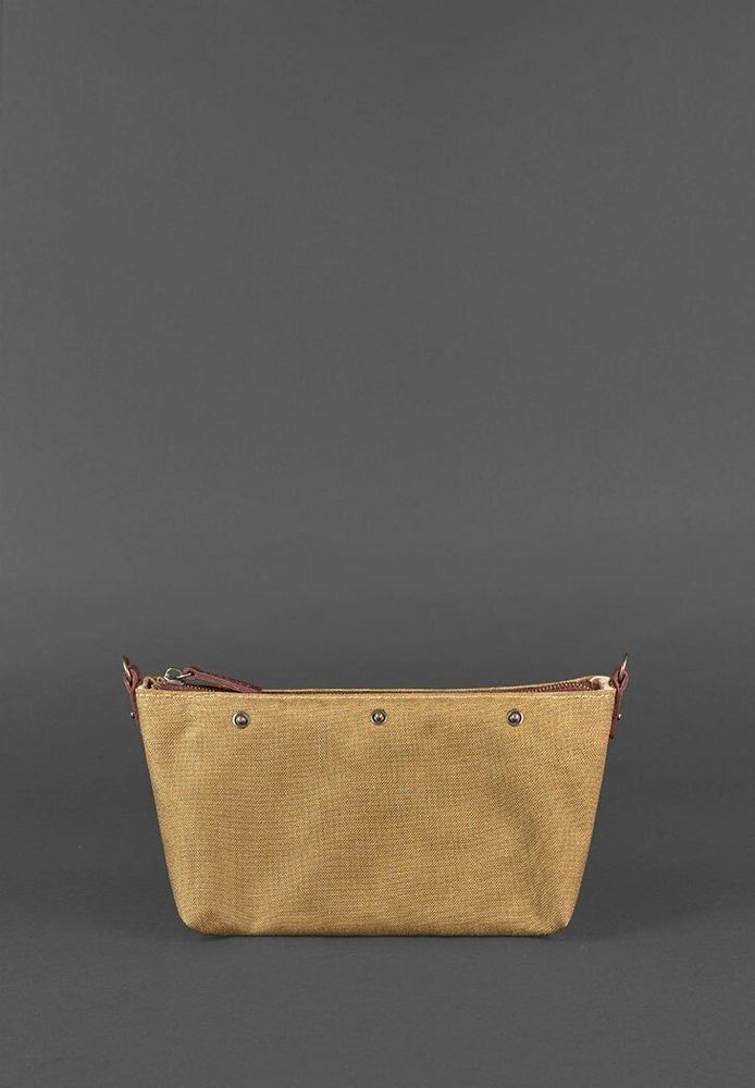 Шкіряна плетена жіноча сумка BlankNote Пазл S бордова Krast BN-BAG-31-VIN купити недорого в Ти Купи