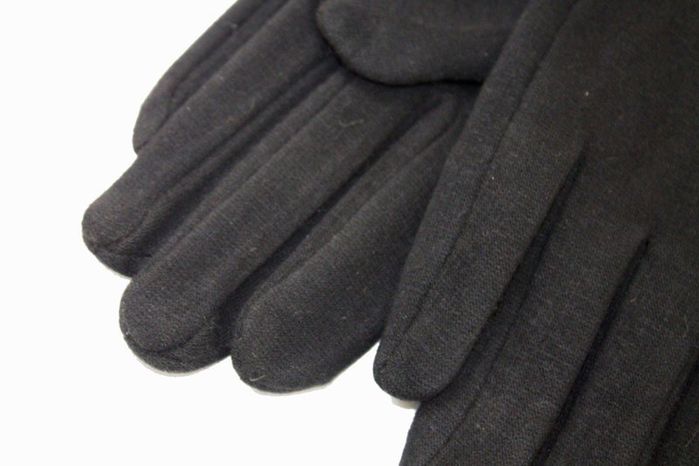 8,5 - Женские черные стрейчевые перчатки на меховом утеплителе купить недорого в Ты Купи