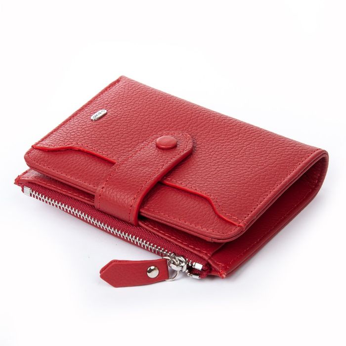 Женский кожаный кошелек Classik DR. BOND WN-23-17 red купить недорого в Ты Купи
