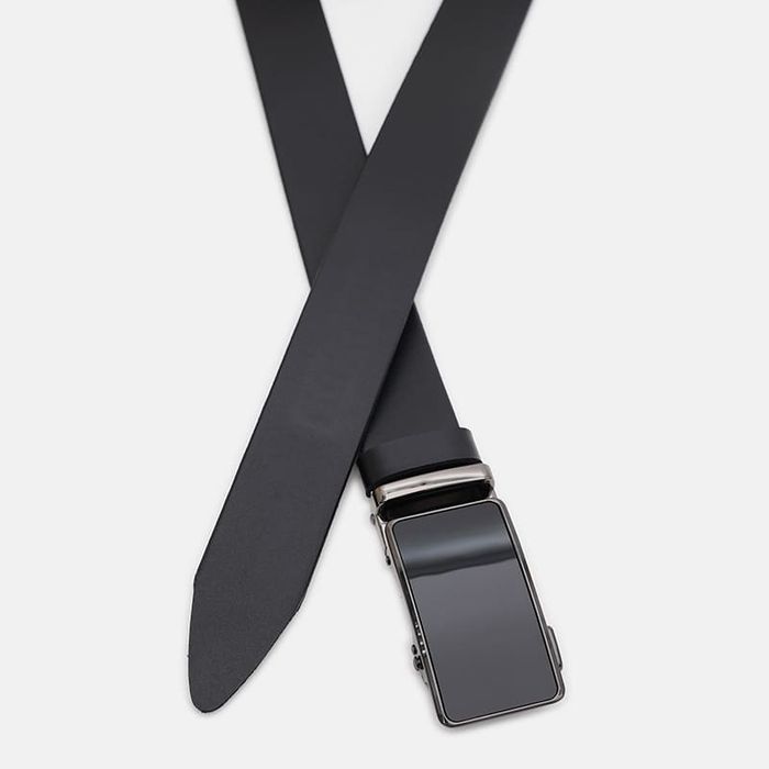 Мужской кожаный ремень Borsa Leather 125v1genav42-black купить недорого в Ты Купи