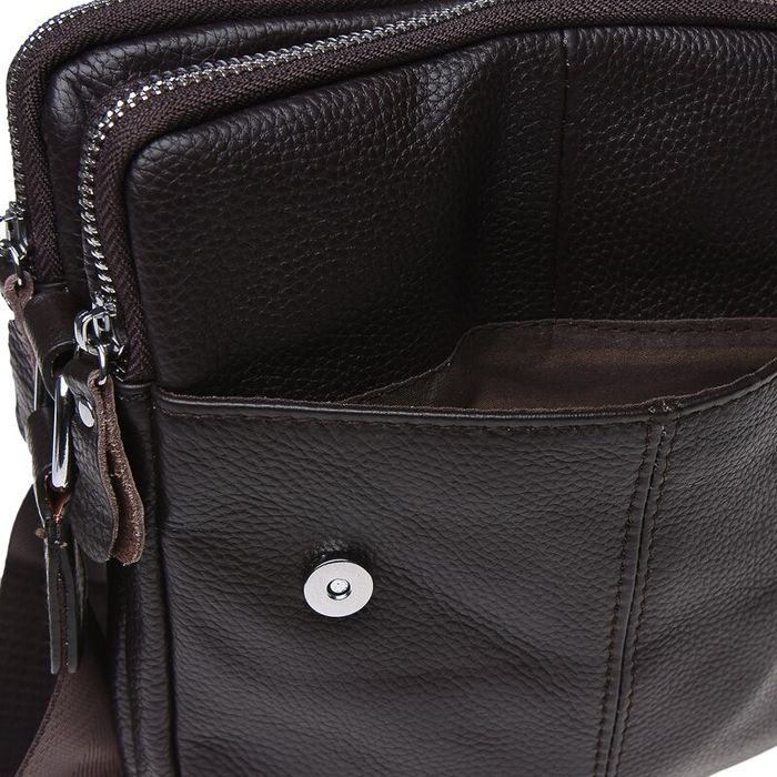 Мужская сумка кожаная Keizer K1B065-brown купить недорого в Ты Купи