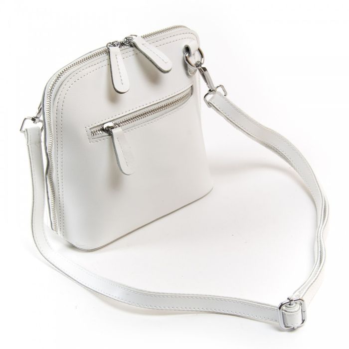 Жіноча шкіряна сумка класична Алекс Рай 32-8803 Білий купити недорого в Ти Купи