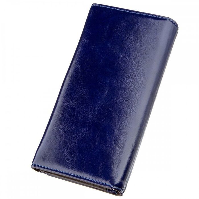 Жіночий гаманець з еко шкіри KIVI 19076 Синій купити недорого в Ти Купи