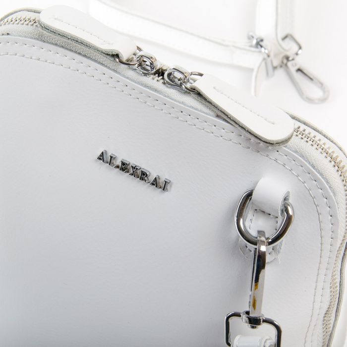 Женская кожаная сумка классическая ALEX RAI 32-8803 white купить недорого в Ты Купи