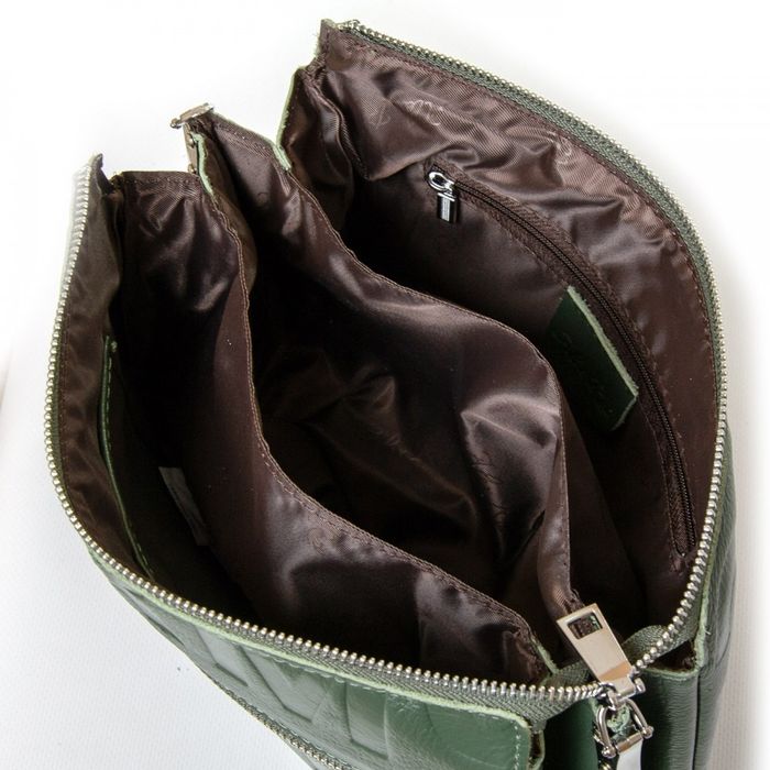 Жіноча шкіряна сумка Алекс Рай 3012 Зелений купити недорого в Ти Купи