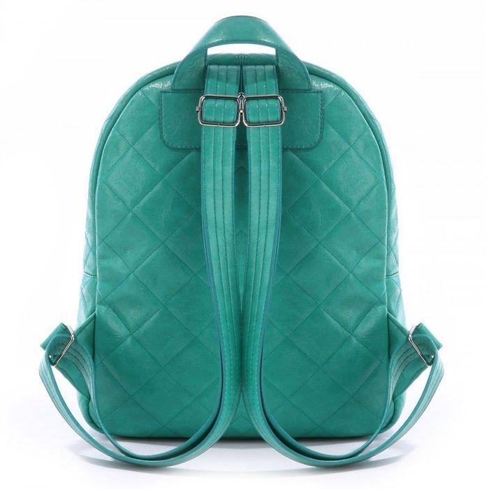 Жіночий рюкзак зі шкірозамінника Alba Soboni +171533 зелений купити недорого в Ти Купи