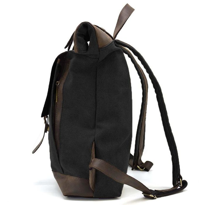 Мужской рюкзак из кожи и канваса TARWA RGc-5191-3md купить недорого в Ты Купи