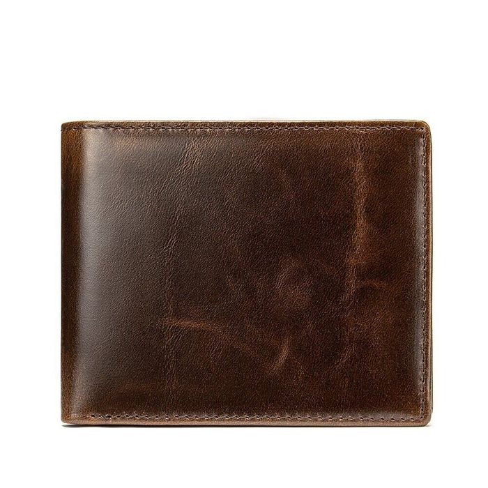 Чоловіче коричневе портмоне з натуральної шкіри Vintage 20240 купити недорого в Ти Купи