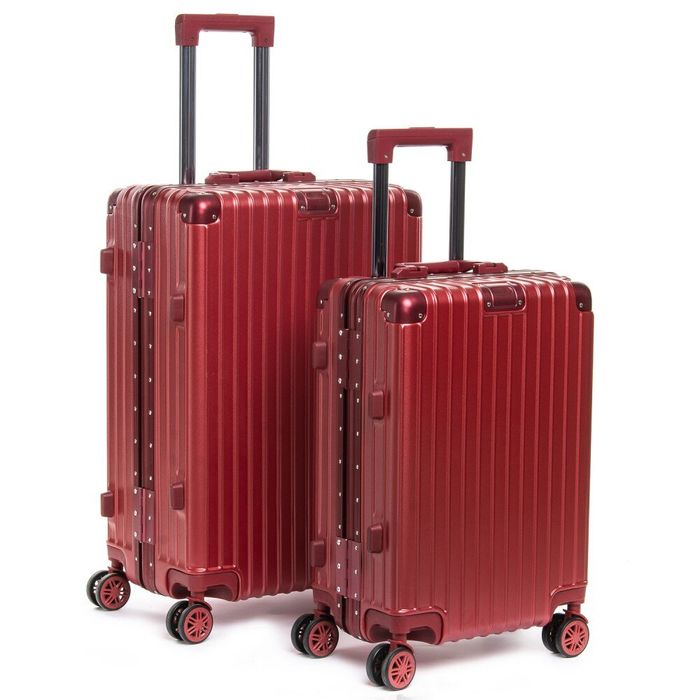 Комплект чемоданов 2/1 ABS-пластик PODIUM 06 wine-red замок 31494 купить недорого в Ты Купи