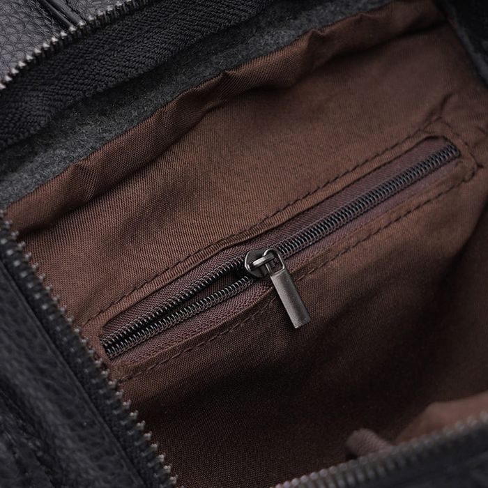 Мужской кожаный рюкзак Keizer K161811-black купить недорого в Ты Купи