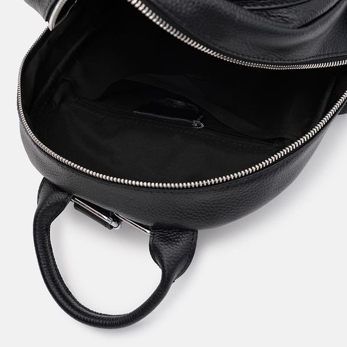 Жіночий шкіряний рюкзак ricco grande k18885bl-black купити недорого в Ти Купи