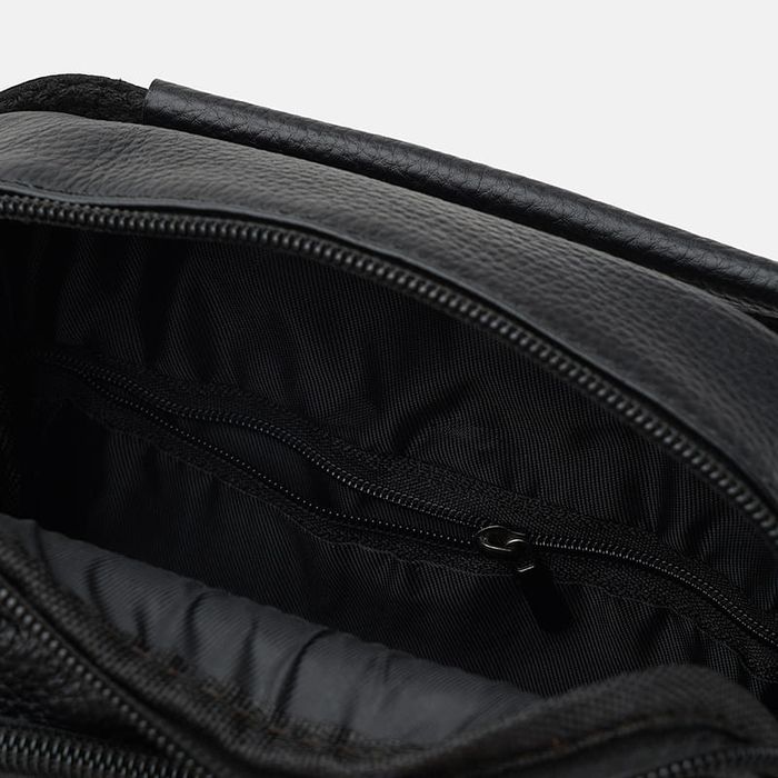 Чоловіча шкіряна сумка Keizer K14031bl-Black купити недорого в Ти Купи