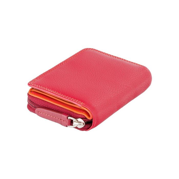 Женский кожаный кошелек Visconti RB53 Hawaii c RFID (Red Multi) купить недорого в Ты Купи