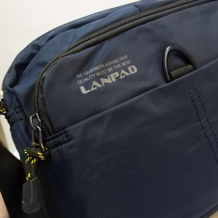 Чоловіча сумка через плече Lanpad 65349 blue купити недорого в Ти Купи
