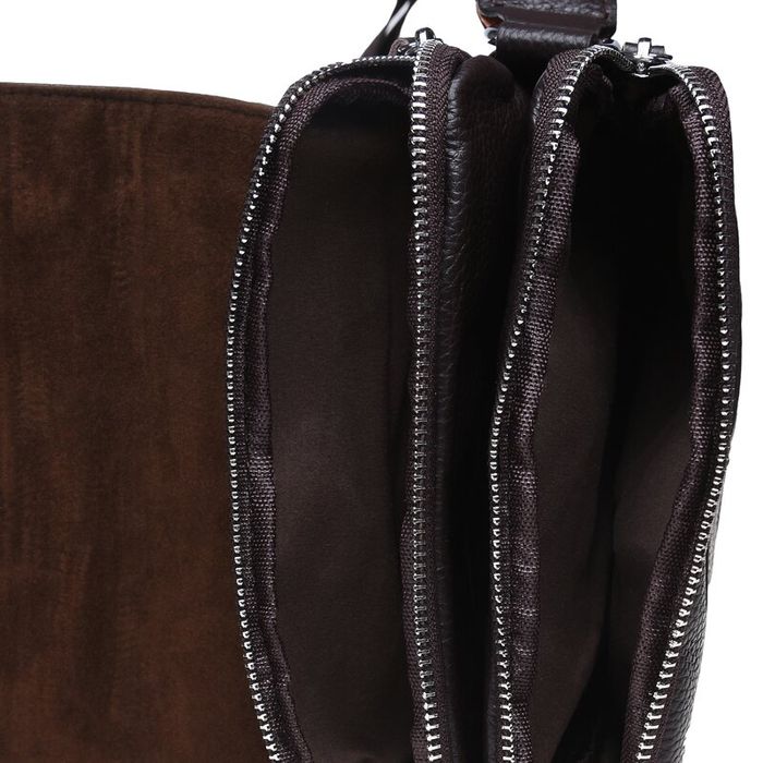 Чоловіча сумка шкіряна Keizer K1B065-brown купити недорого в Ти Купи