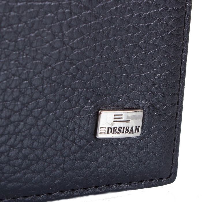 Женский черный кожаный кошелек DESISAN SHI735-01-2FL купить недорого в Ты Купи