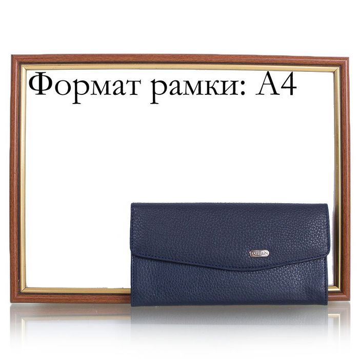 Женский кожаный синий кошелек CANPELLINI SHI2029-241 купить недорого в Ты Купи