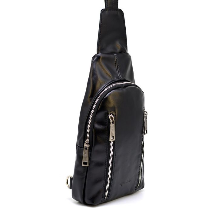 Чоловік шкіряний рюкзак на одну шлею GA-6101-3md TARWA купити недорого в Ти Купи
