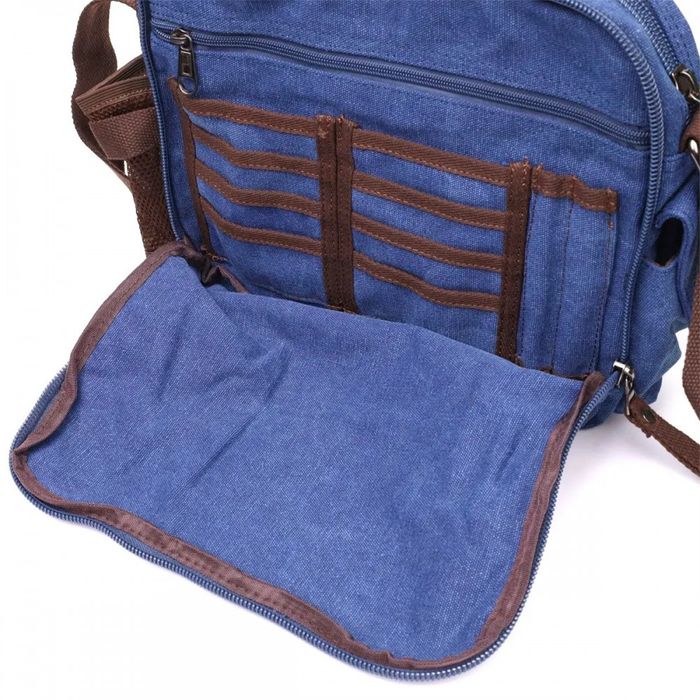 Мужская тканевая сумка через плечо Vintage 22207 купить недорого в Ты Купи